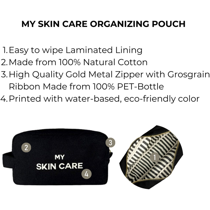 Bag-All - My Skin Care - Organizing Pouch, Black