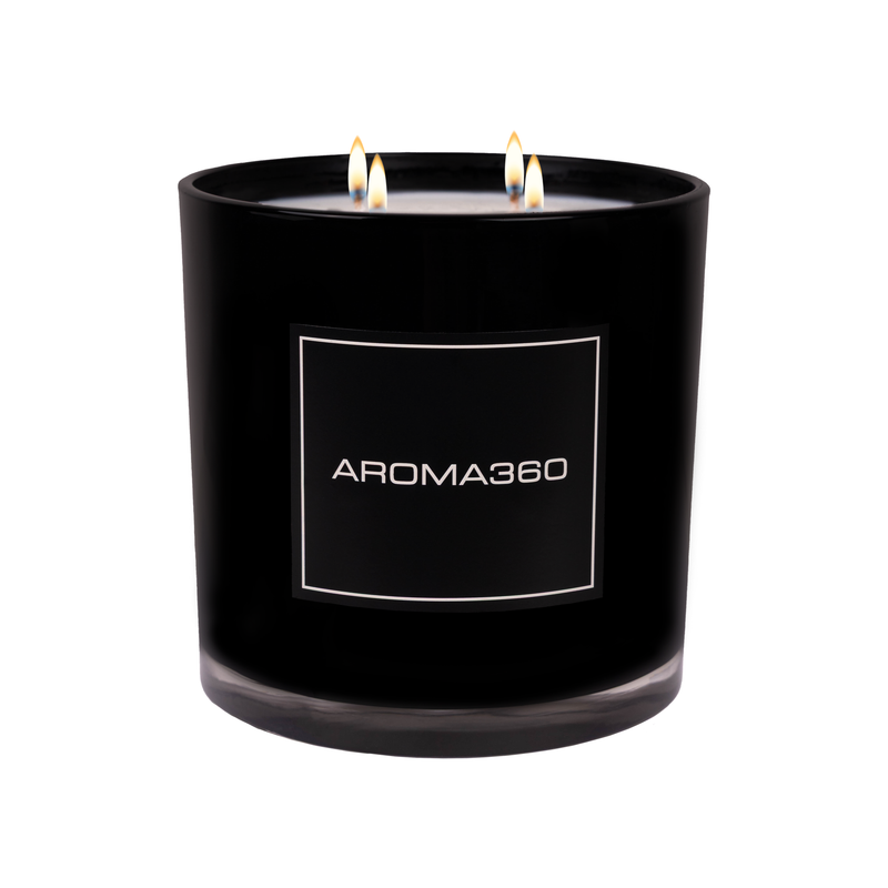 Aroma360 Black Velvet 4-Wick Candle Candle