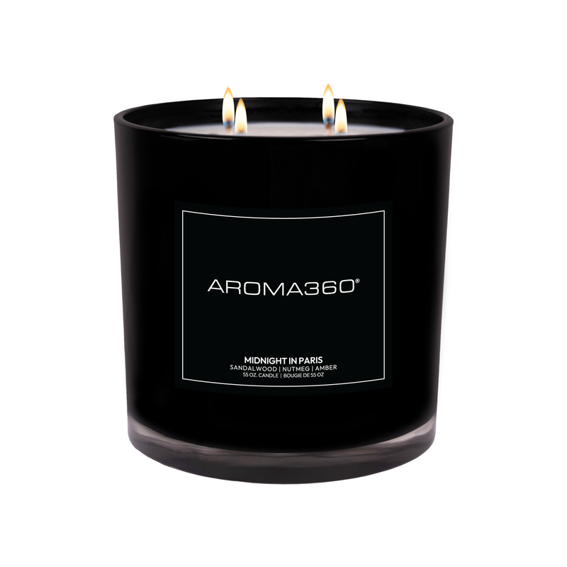Aroma360 Midnight in Paris 4-Wick Candle Candle