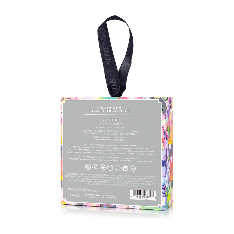 Spongellé Black Orchid | Boxed Flower Body Wash Infused Buffer