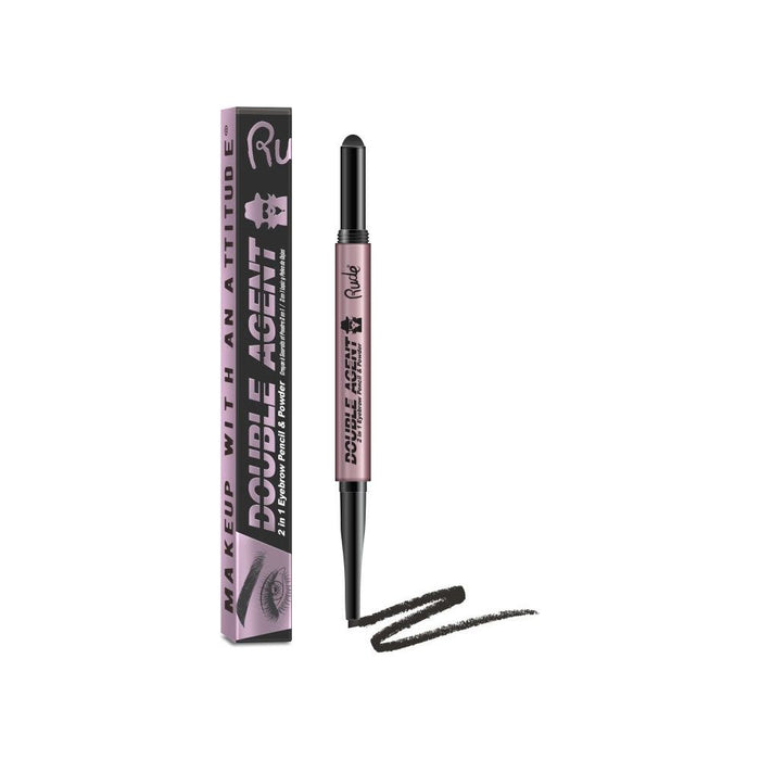 Rude Cosmetics - Rude Cosmetics - Double Agent 2 in 1 Eyebrow Pencil and Powder