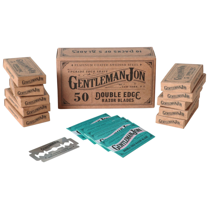 Gentleman Jon 50 Pack Gentleman Jon Platinum Double Edge Razor Blades