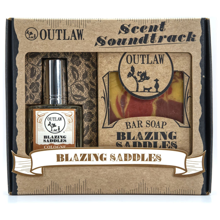 Outlaw Cologne & Handmade Soap Gift Set - The Scent Soundtrack