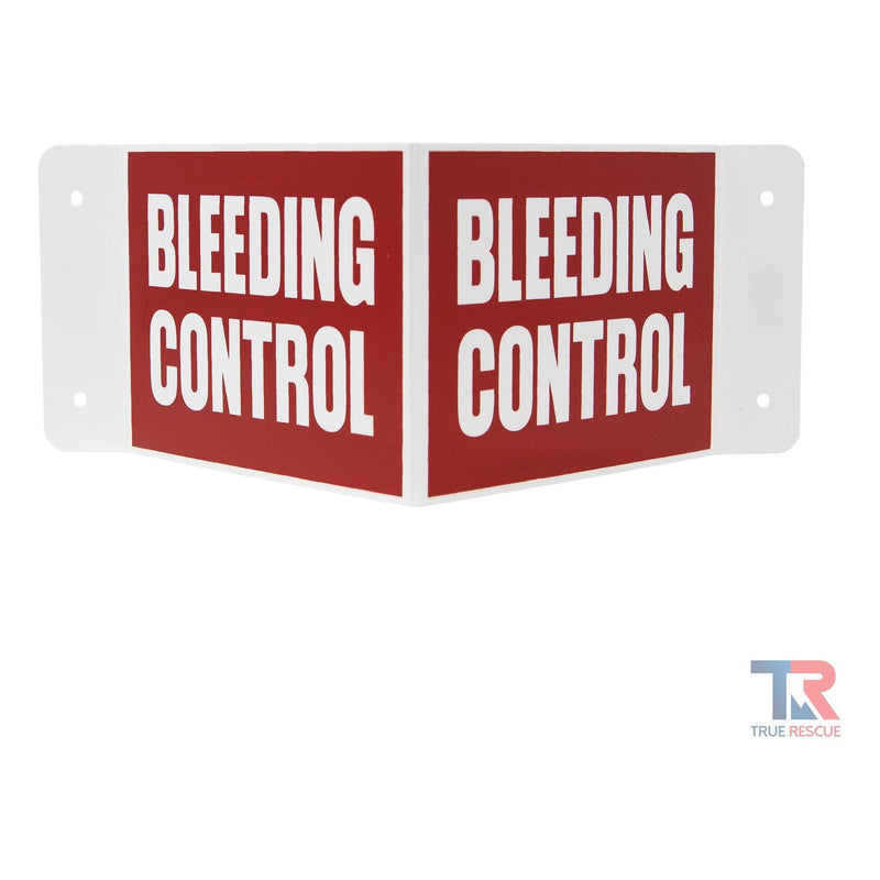 True Rescue 3-Way Bleeding Control Flexible 3D Wall Sign Bleeding Control Sign