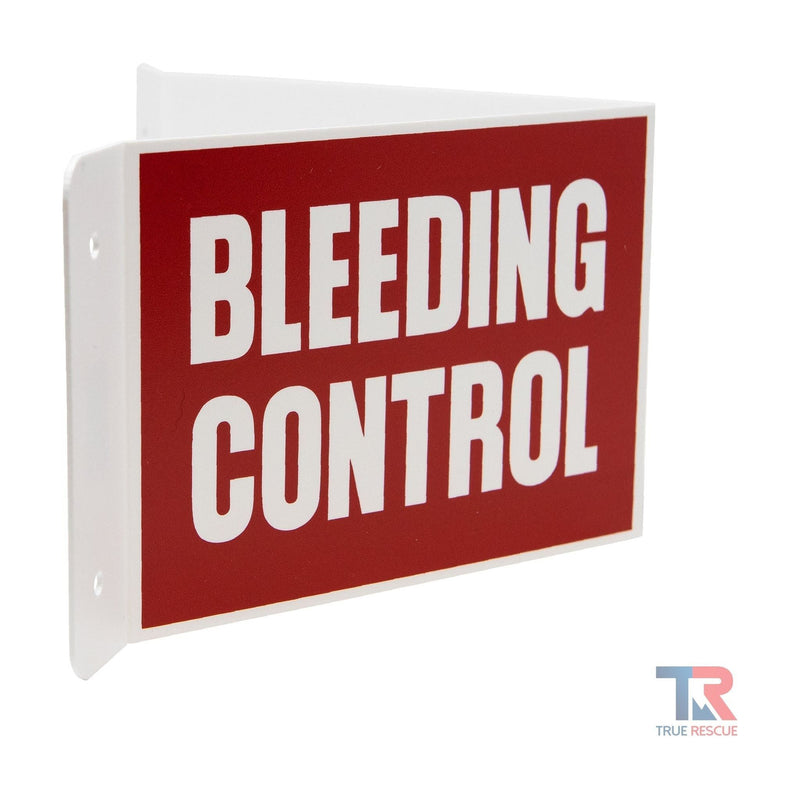 True Rescue 3-Way Bleeding Control Flexible 3D Wall Sign Bleeding Control Sign