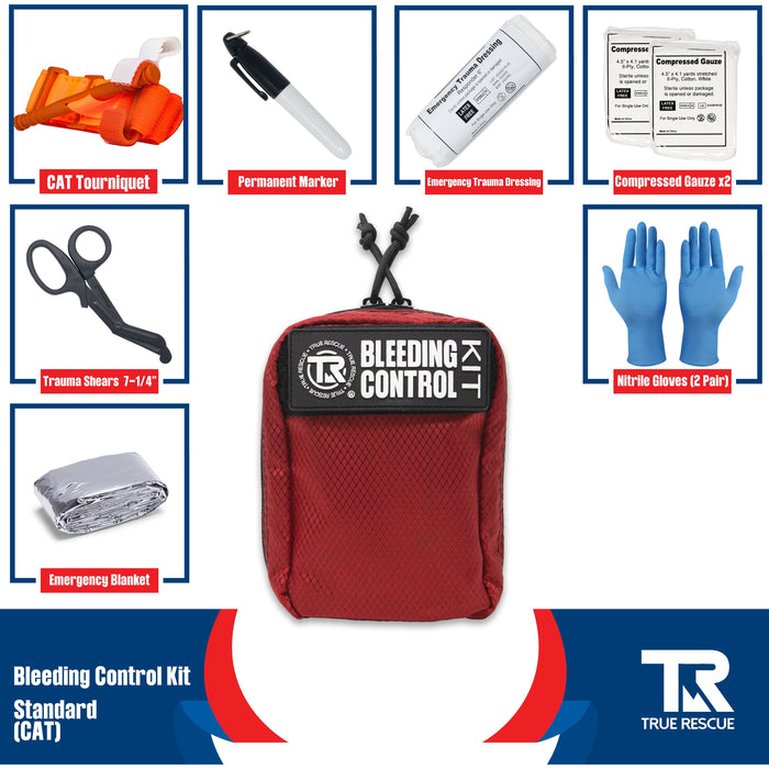 Bleeding Control Kit with Wall Mount