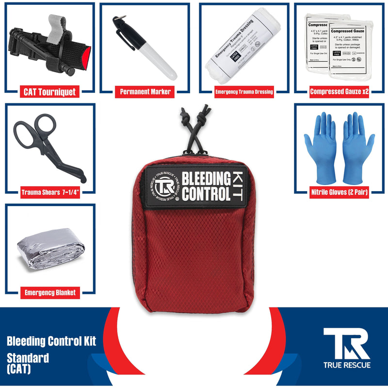 True Rescue Kit x2 with Wall Mount Dual Kit Wall Mount Package Bleeding Control Bundles