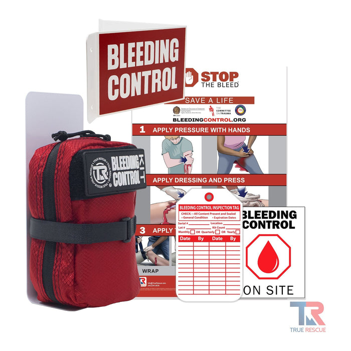 Bleeding Control Kit with Wall Mount