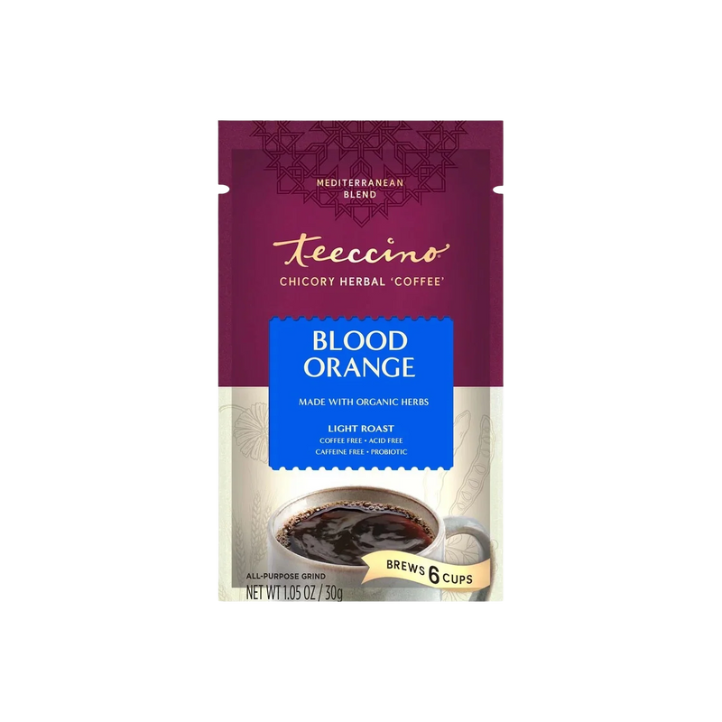 Teeccino Blood Orange Chicory Herbal Coffee Herbal Coffee