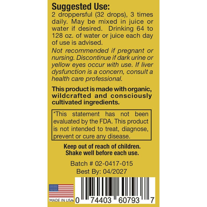 Speedyvite® Natural Blood Cleanser Supplement (2 Fl Oz Drops) Organic & Wildcrafted Made In Usa Free Expedited