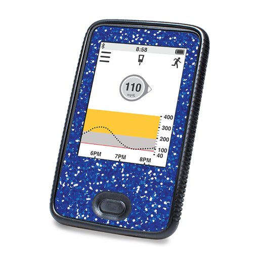 Peelz Blue Confetti DEXCOM G6 Touchscreen Receiver Peelz/Stickers