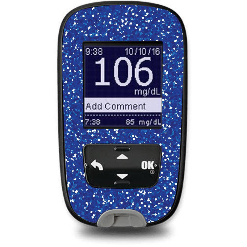 Peelz Blue Confetti for the Accu-Chek Guide Glucometer Peelz/Stickers