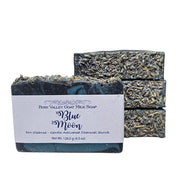 Fern Valley Soap Natural Goat Milk Soap | Charcoal Exfoliating Scrub | Blue Moon PM Cleanse Goat Milk Soap