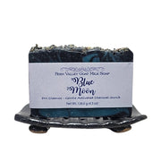 Fern Valley Soap Natural Goat Milk Soap | Charcoal Exfoliating Scrub | Blue Moon PM Cleanse Goat Milk Soap