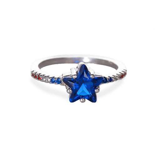 Fragrant Jewels Blue Star America Ring Ring