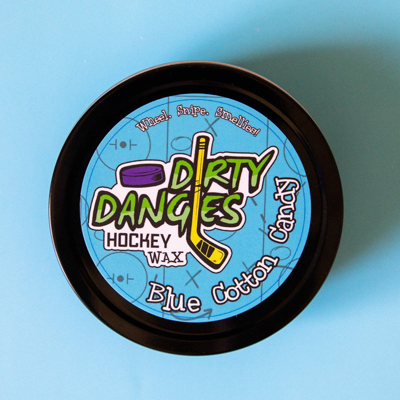 Dirty Dangles Hockey Blue Cotton Candy - Hockey Stick Wax Hockey Stick Wax