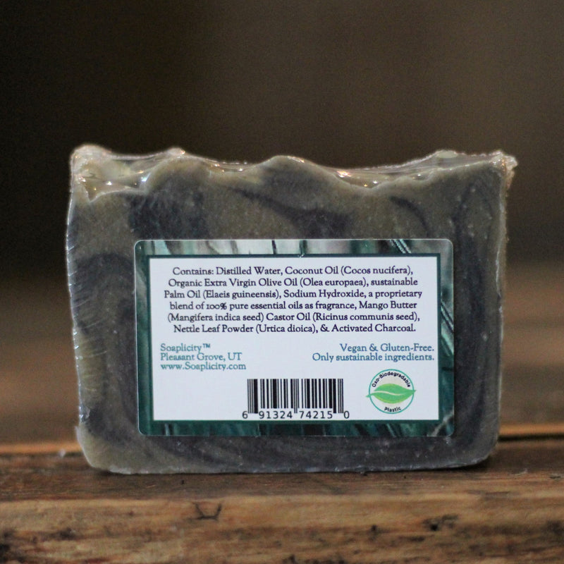 Soaplicity Blue Grass Soap Man Bar Soap Bar