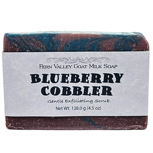 Fern Valley Soap Natural Goat Milk Soap | Exfoliating Scrub | Blueberry Cobbler Goat Milk Soap