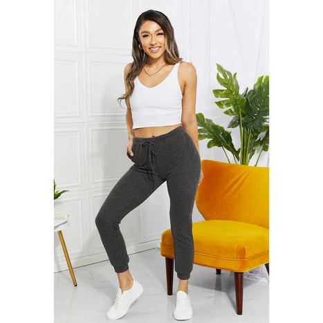 Blumin Apparel Easy Living Ribbed Joggers