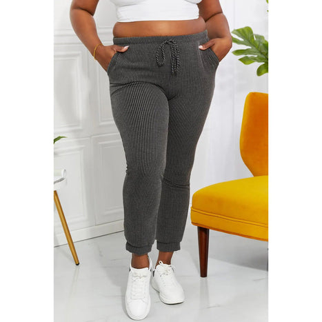 Blumin Apparel Easy Living Ribbed Joggers