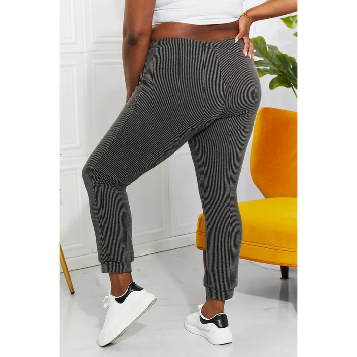 Blumin Apparel Easy Living Ribbed Joggers