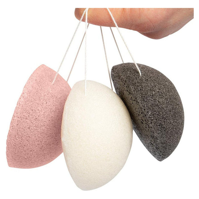 Blush Pink Konjac Facial Sponge | All-Natural Scrub Sponge Detoxify Exfoliate Skin