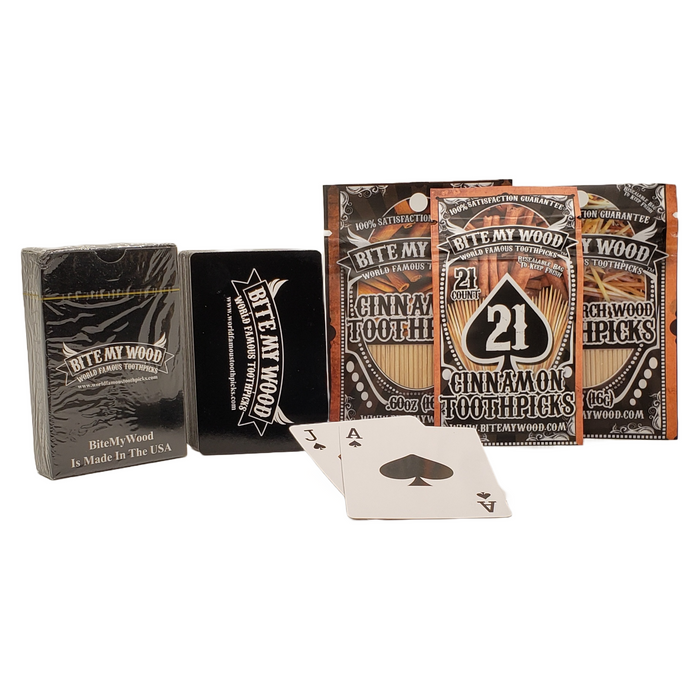 21 Poker Pack from BiteMyWood Lifestyle Brand