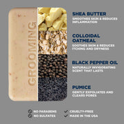 Grooming Lounge Grooming Lounge Our Best Smeller Body Bar 3-Pack (Save $5) Cleansing Bars, Scrub Bars