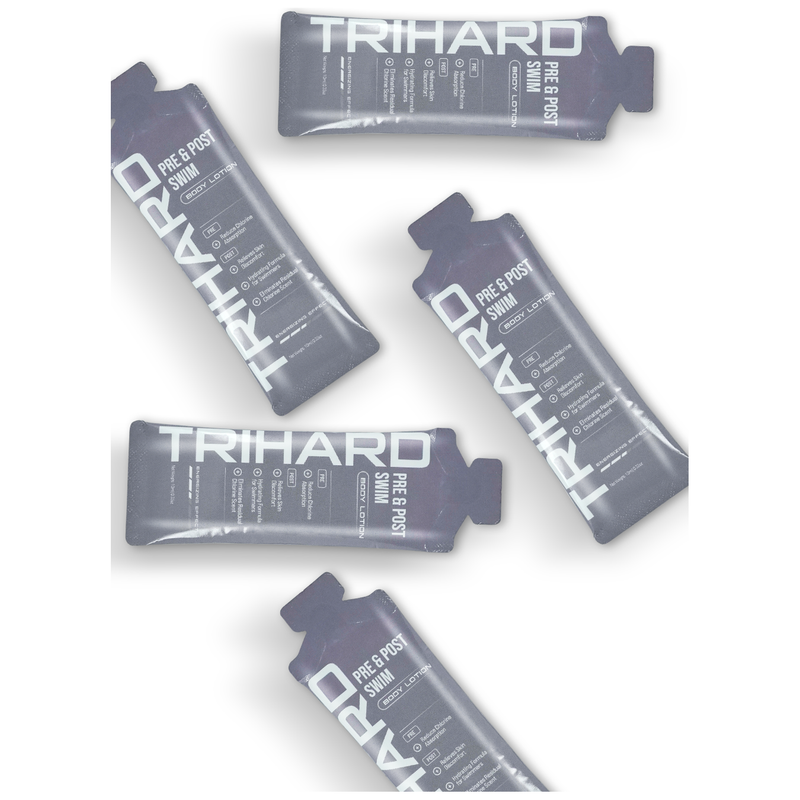 TRIHARD Travel Kit - Pre & Post Swim Body Lotion Pool Kit