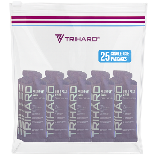 TRIHARD Travel Kit - Pre & Post Swim Body Lotion Pool Kit