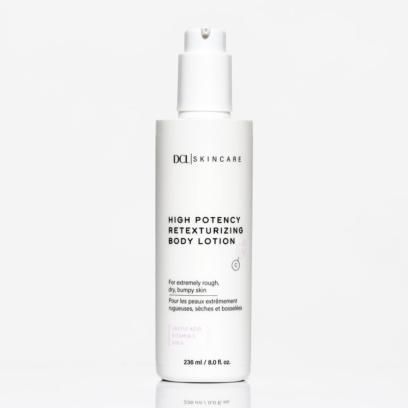 DCL Skincare High Potency Retexturizing Body Lotion Bottle