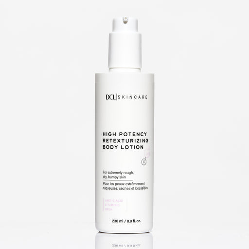 DCL Skincare High Potency Retexturizing Body Lotion Bottle