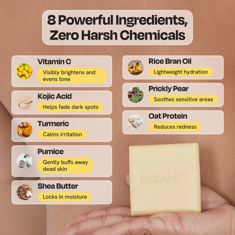 Gleamin Glow Body Bar Brightening Bar