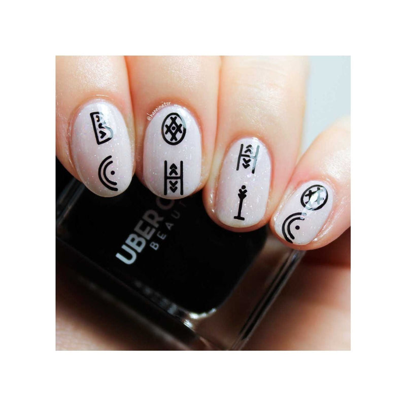 UberChic Beauty Boho Chic Alphabet Stamping Plate