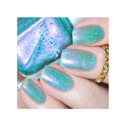 UberChic Beauty Boho Blues - Holographic Polish Regular Polish