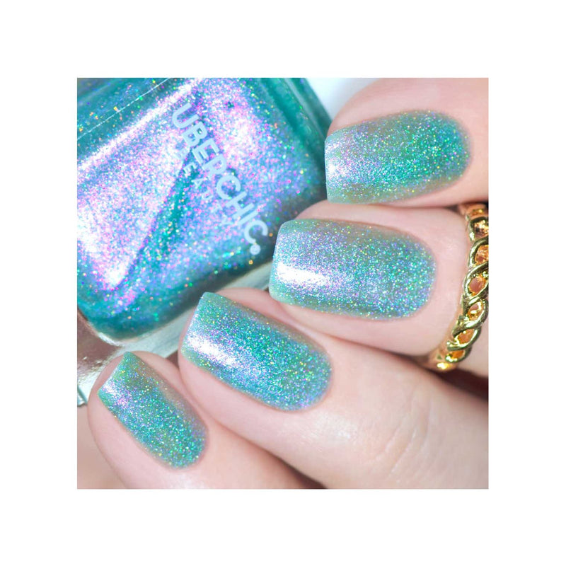 UberChic Beauty Boho Blues - Holographic Polish Regular Polish