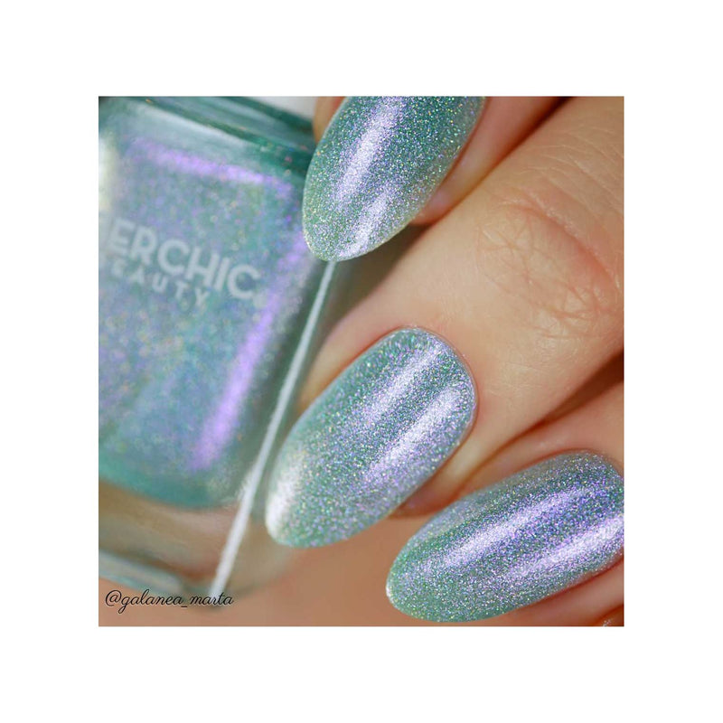 UberChic Beauty Boho Blues - Holographic Polish Regular Polish