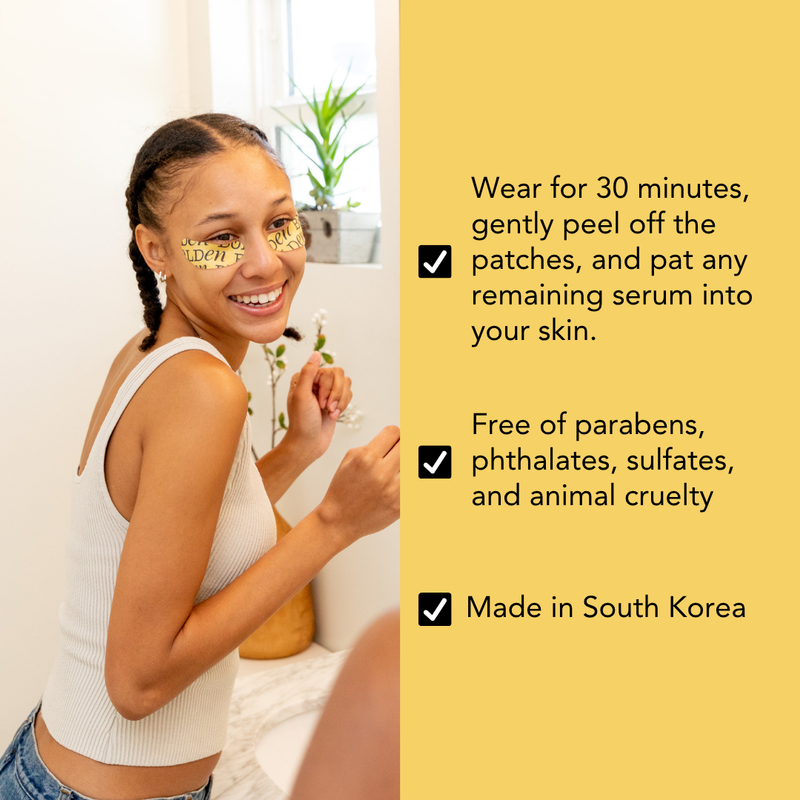 Boldenusa.com Bolden AWAKE Under Eye Patches | De-Puffing & Brightening for Tired Eyes Facial Line