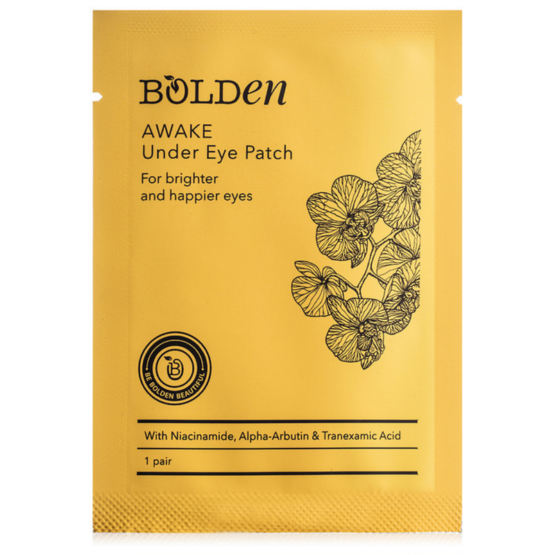 Boldenusa.com Bolden AWAKE Under Eye Patches | De-Puffing & Brightening for Tired Eyes Facial Line