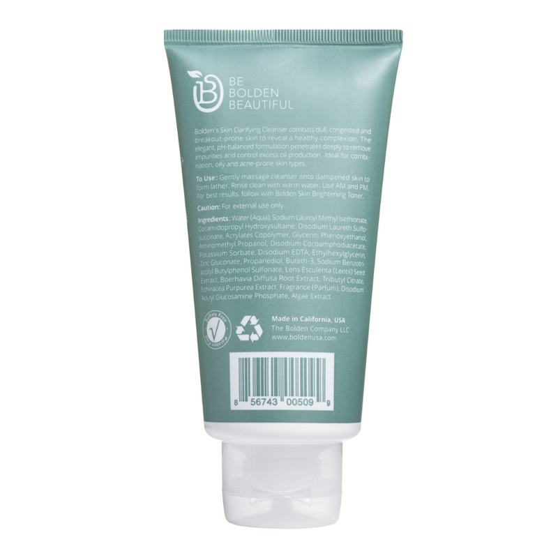 Boldenusa.com Bolden Clarifying Cleanser | Deep Pore Cleansing for Clear, Balanced Skin Facial Line