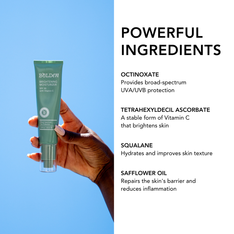 Boldenusa.com Bolden Sunscreen Moisturizer | SPF 30 with Vitamin C, No White Cast Facial Line