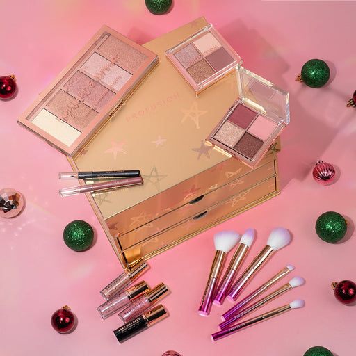 Profusion Cosmetics Crimson Dawn to Dusk Beauty Kit – Complete Collection Bundle Set