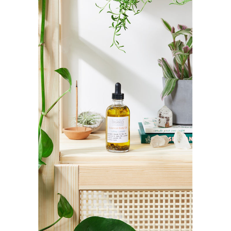 Butter Me Up Organics Botanical Body Oil -BOTANICAL COLLECTION - Organic Body Lotion Moisturizer Body