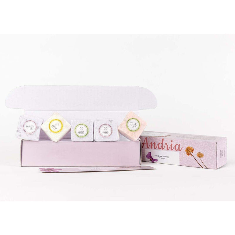 Lizush Mixed scents Shower Steamers Gift Set - 5 Big Fizzies, Cheer Up Package Unisex gift set