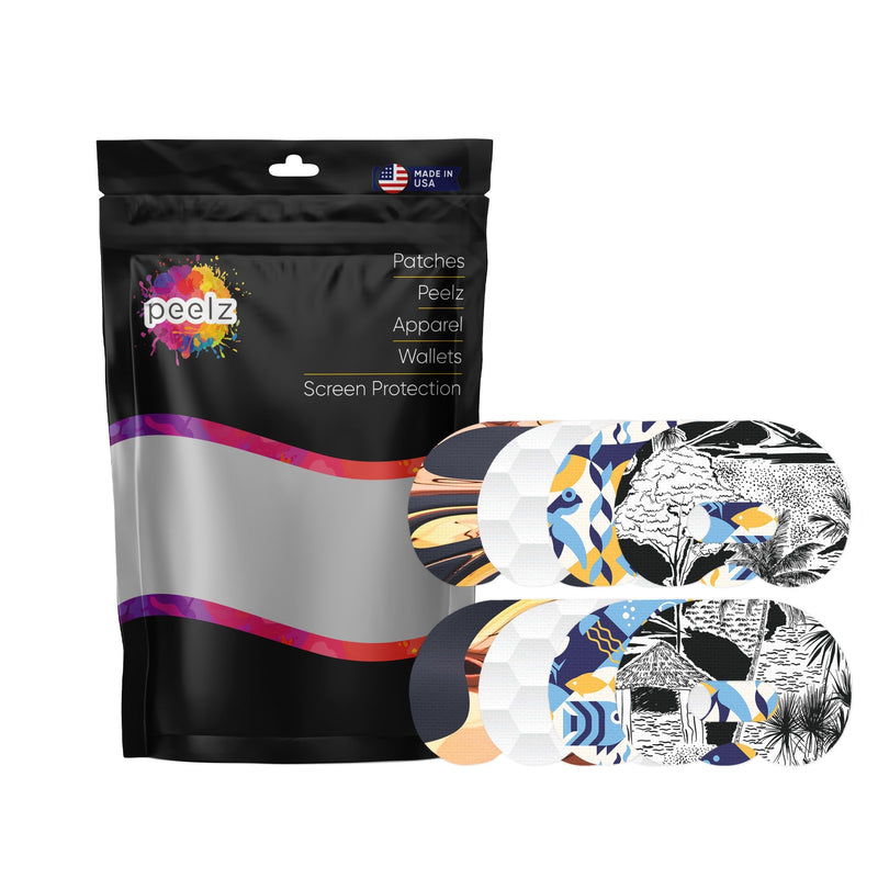 Peelz Boys Summer Variety Medtronic Guardian Connect Patch Tape - Pump Peelz Patch Medical Tape