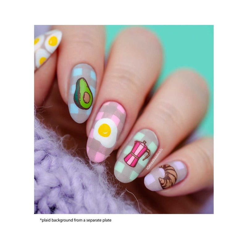 UberChic Beauty Tasty Series: Breakfast Stamping Plate