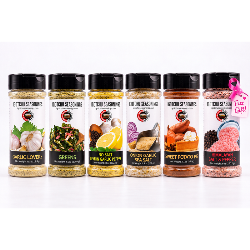 Igotchu Seasonings Breast Cancer Awareness Bundle White Smoke