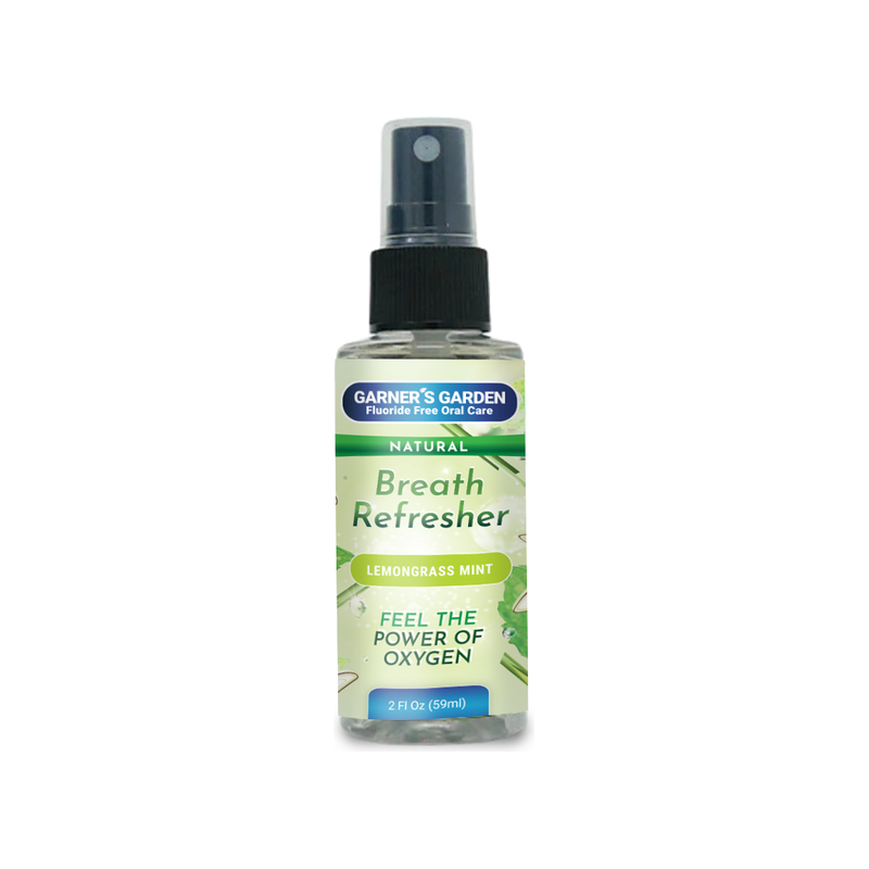 Garner's Garden Natural Breath Freshener Spray | H2O2 Breath Spray
