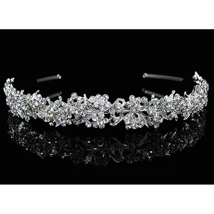 The Bullish Store - Bride To The Hustle Tiara | Royalty Crown Party Or Bridal Hair Accessory