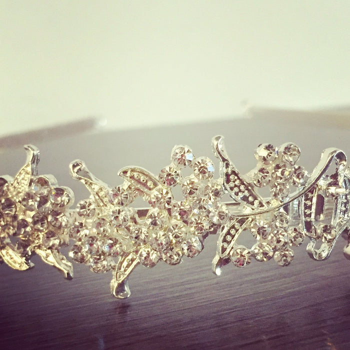 The Bullish Store - Bride To The Hustle Tiara | Royalty Crown Party Or Bridal Hair Accessory